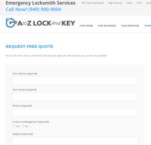 locksmith prices, locksmith quote, locksmith service, oc locksmith,