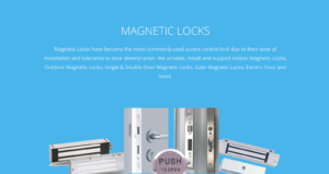 magnetic locks,